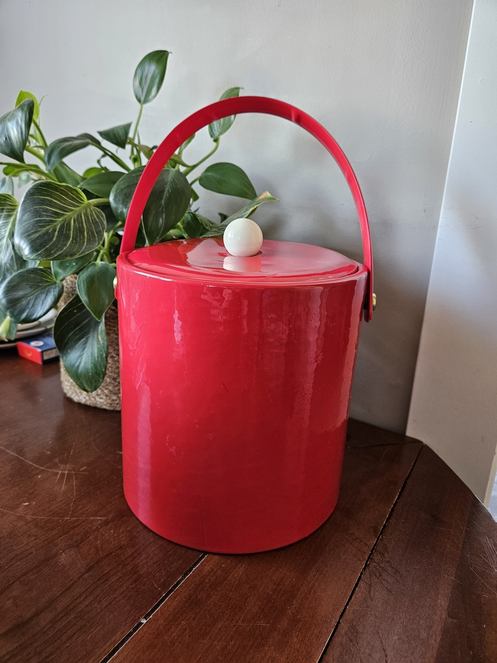 Vintage Patent Vinyl Ice Bucket